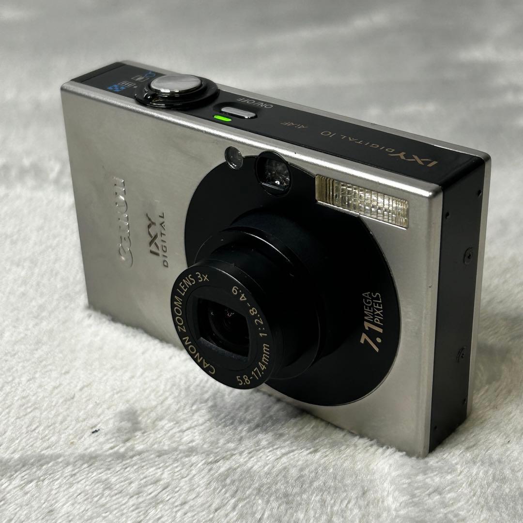 【箱付き】Canon IXY DIGITAL 10 シルバー レトロデジカメ