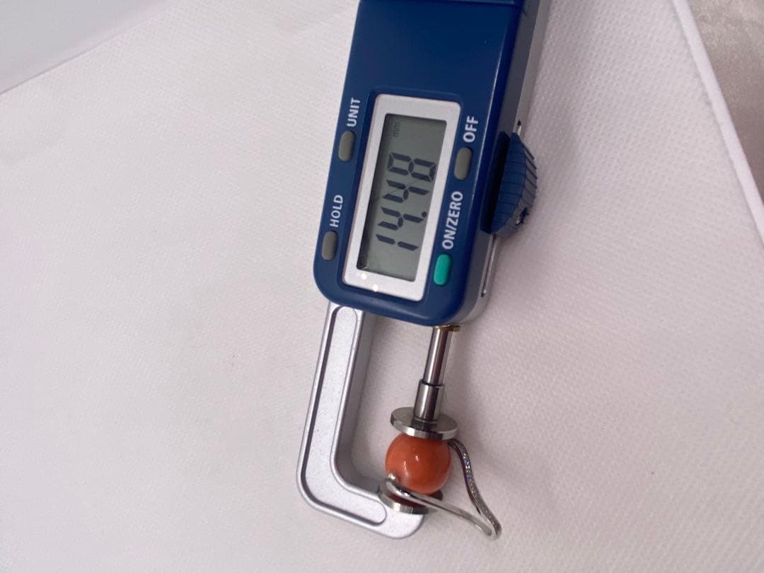 珊瑚　大粒サンゴ　SV ペンダント