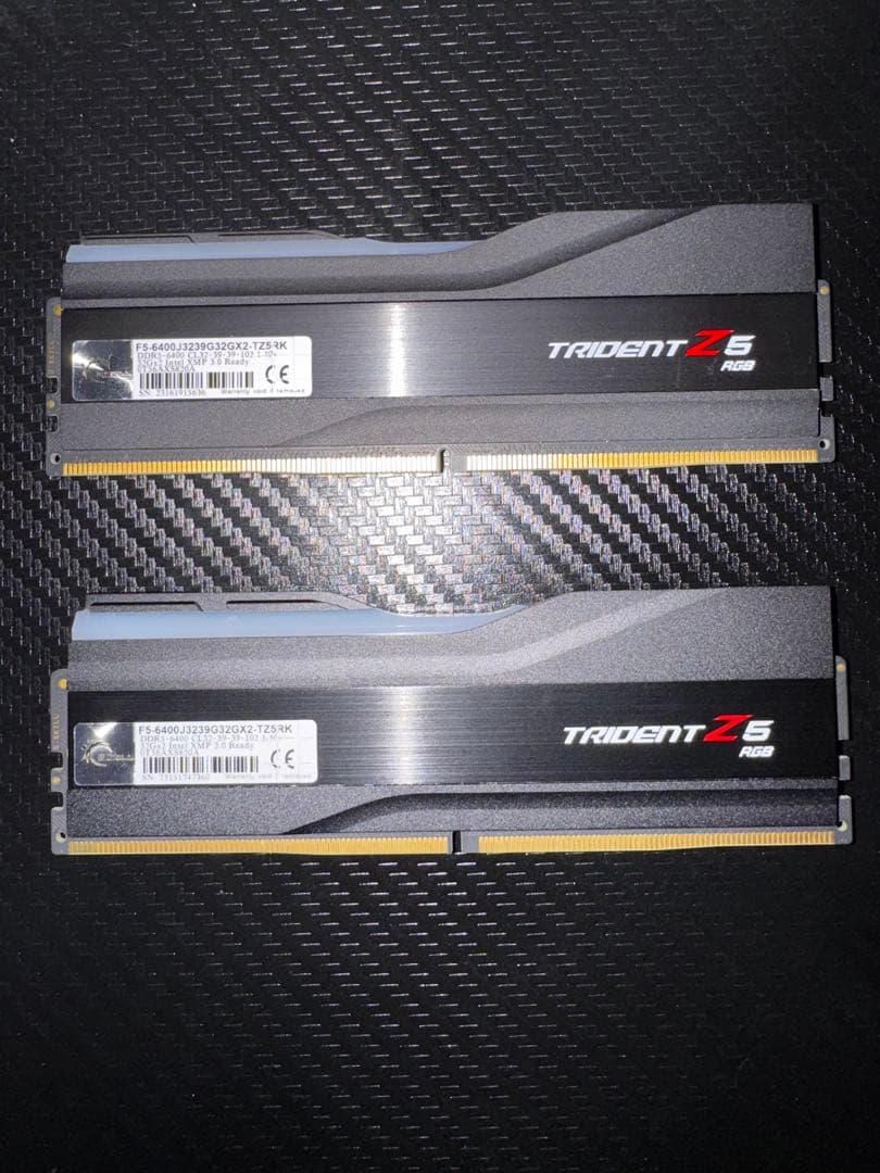 G.Skill Trident Z5 RGB 32GBx2枚　DDR5-6400