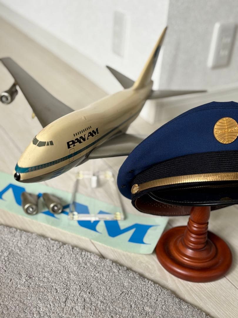 PAN AM ヴィンテージ 747SP 飛行機模型 社内展示用 全長55センチ！