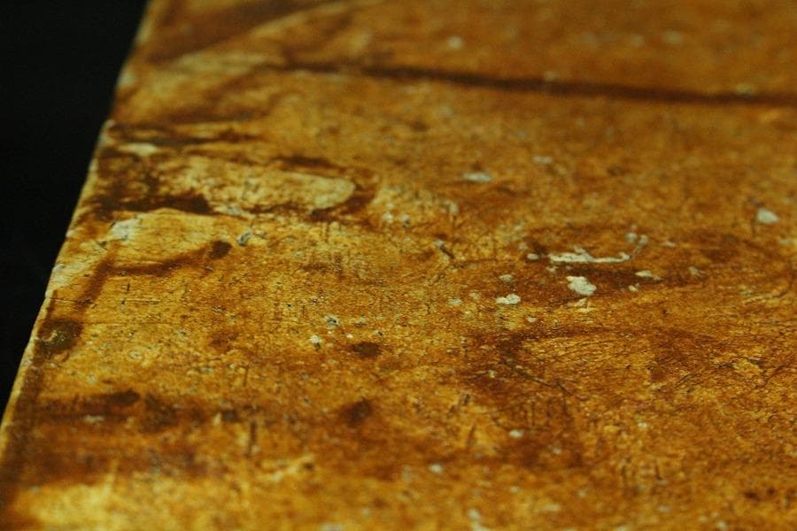 茶道具 織部 敷き瓦 時代(K-YC723)