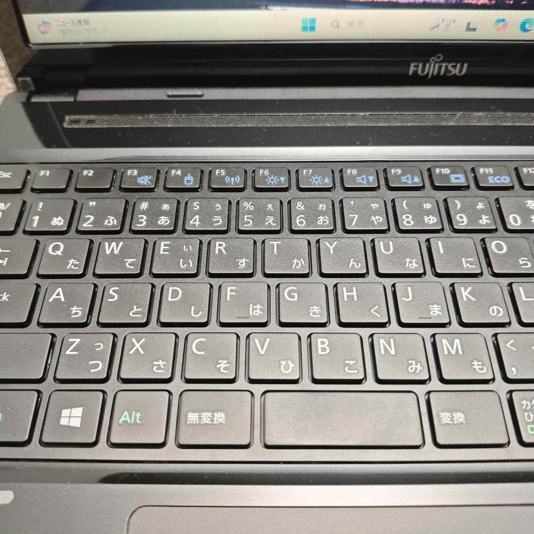 2倍メモリ美品✨Windows11✨リカバリ済み薄型モデル 富士通ノートパソコン
