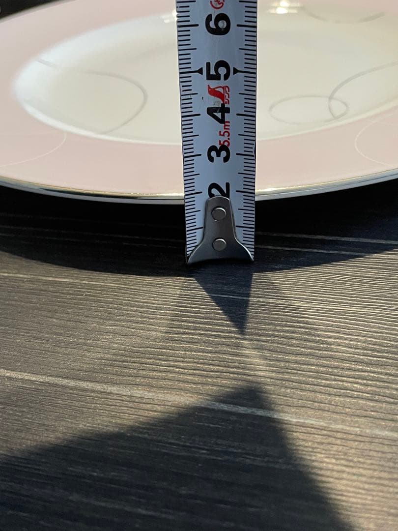 《5枚》MIKASA 27cm/BONE CHINA/ピンク/ディナー皿