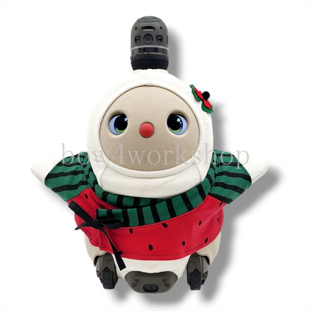 ラボット LOVOT ラボットの服ハンドメイド 甚平型スイカプリントTシャツ