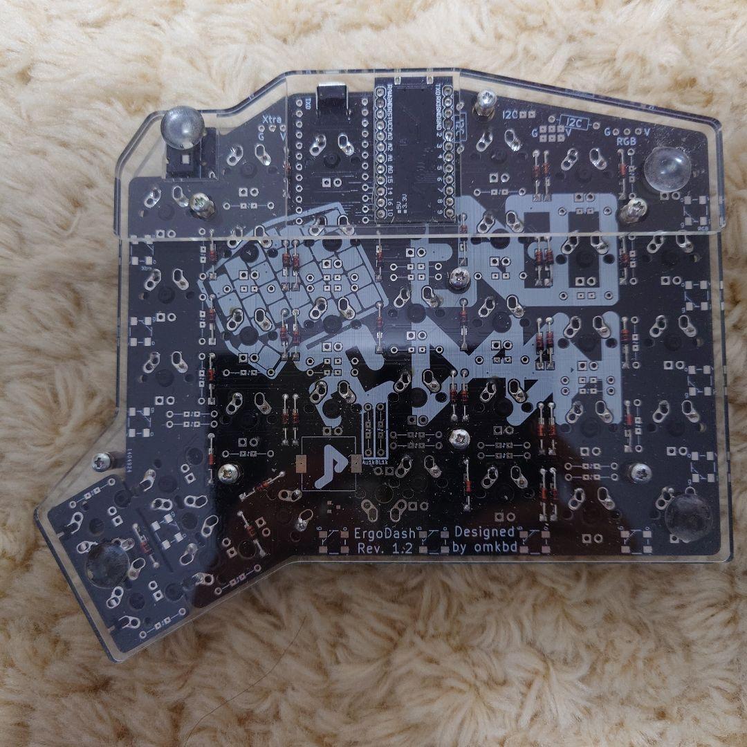 ErgoDash メカニカルキーボード 本体 + キーキャップ セット