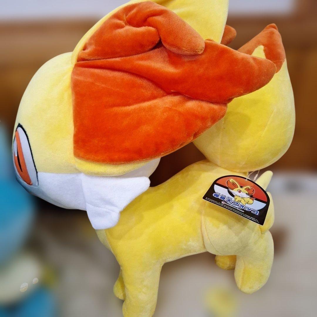 タグ付き　ポケモンセンター　等身大　カロス　御三家　ぬいぐるみ
