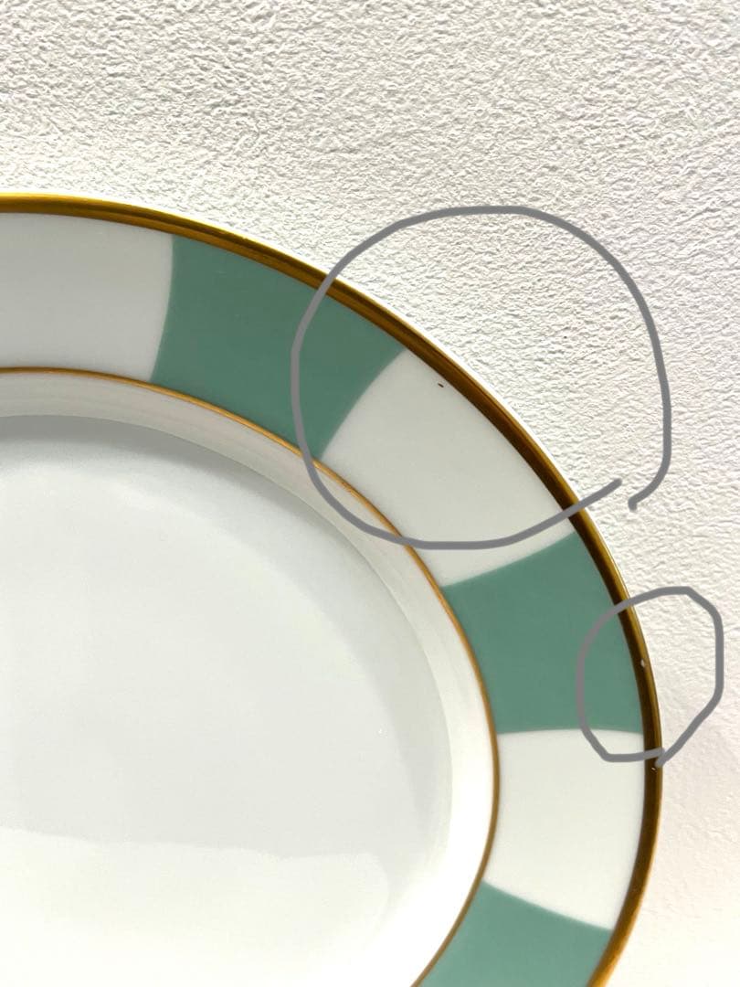 BERNARDAUD ギャラリーロワイヤル　デザートプレート21センチ