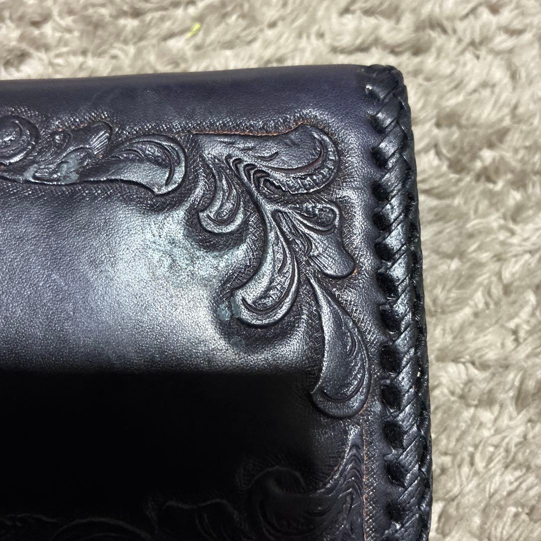 ビンテージバイカー長財布 ハーレーダビットソン インディアンジュエリー 本革