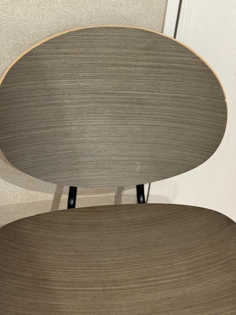 【2個】KANADEMONO Wooden Curve グレー