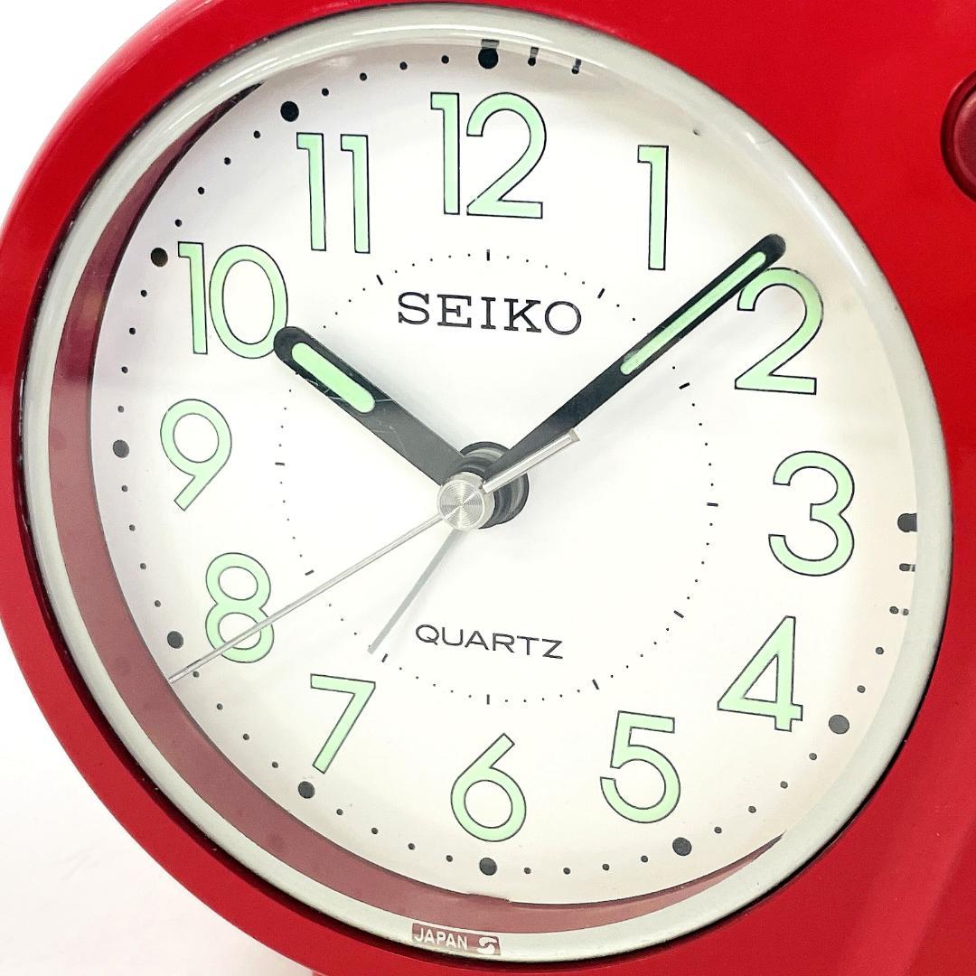 SEIKO Musica QM703R 目覚まし時計 昭和レトロ R8YC345