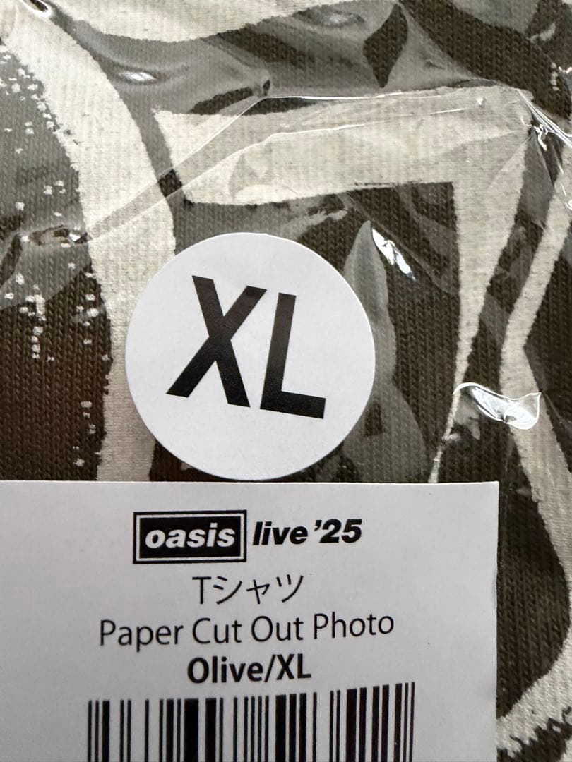 【新品未開封】 oasis live'25 Tシャツ XL オアシス