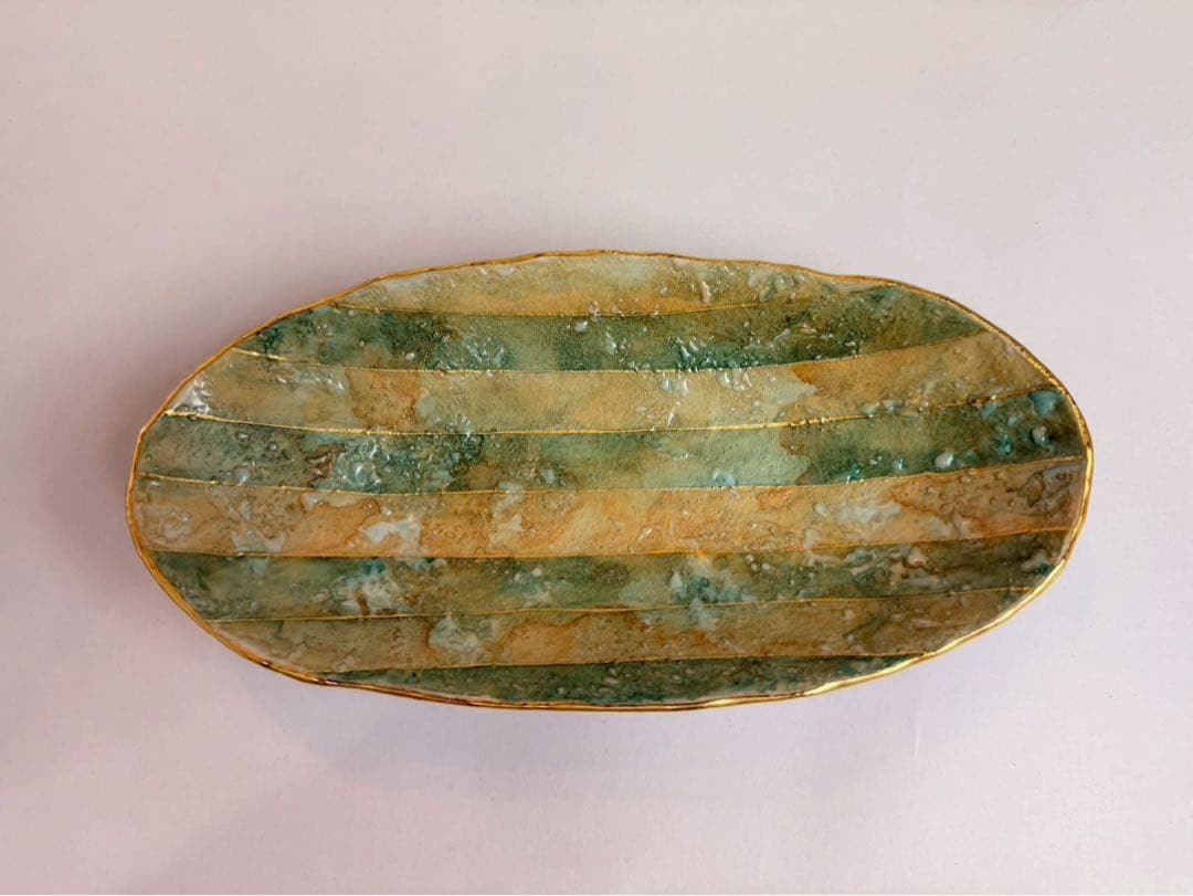 九谷焼き　吉田幸央作　彩色金彩鉢共箱付