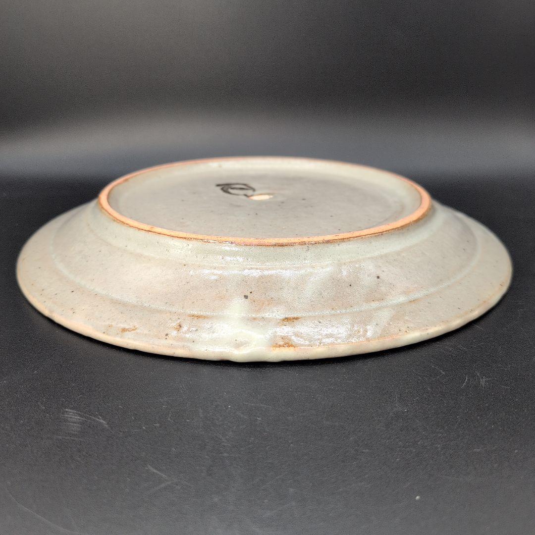 【未使用品】綺麗な 金彩付文 大皿 美濃焼 安藤日出武 窯 飾り皿