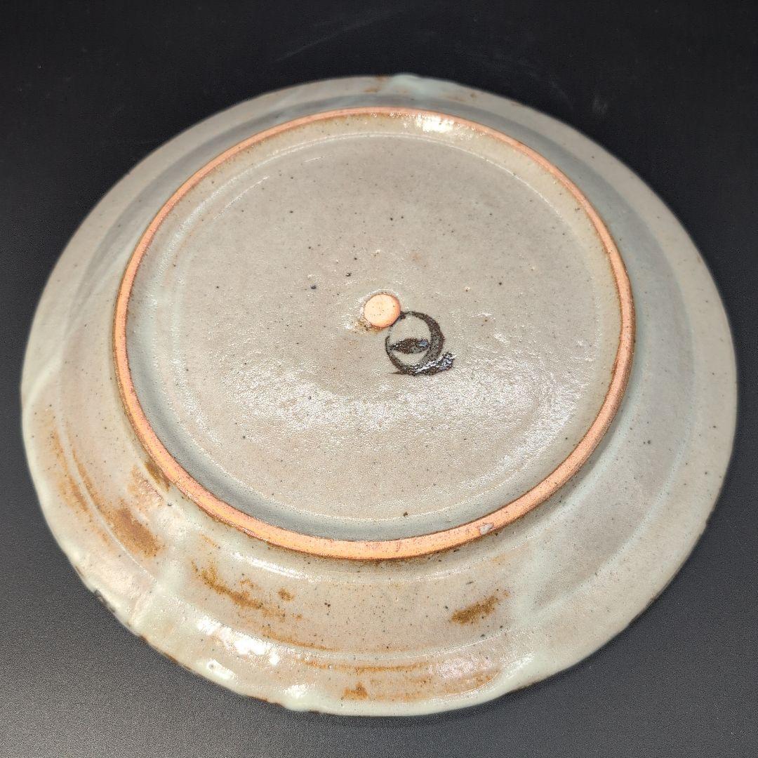 【未使用品】綺麗な 金彩付文 大皿 美濃焼 安藤日出武 窯 飾り皿