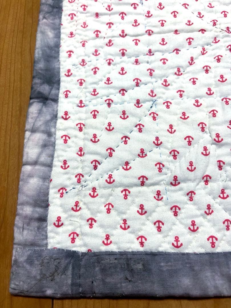 紅葉モチーフ パッチワークキルト ハンドメイド