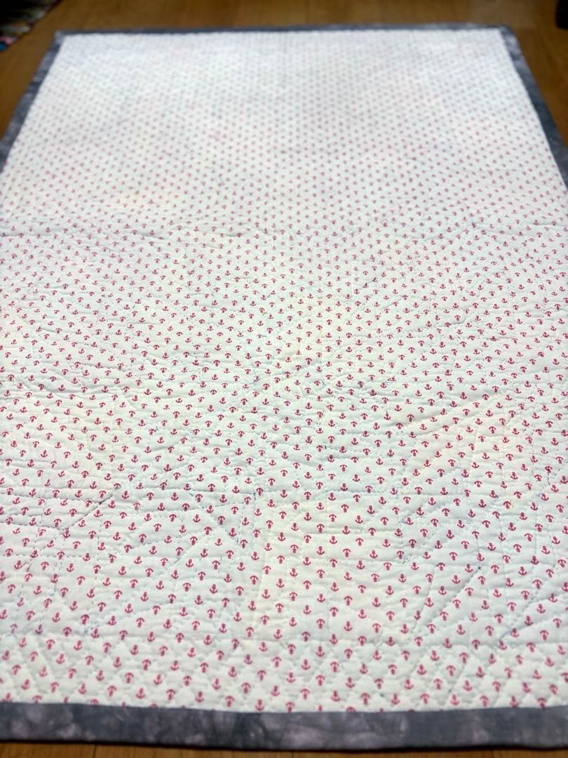 紅葉モチーフ パッチワークキルト ハンドメイド