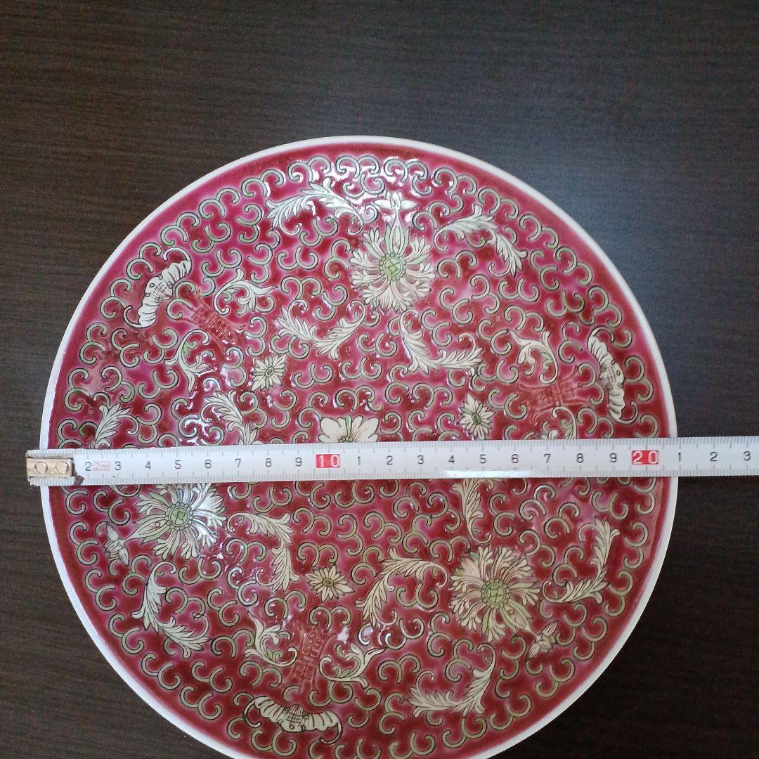 値下げ 景徳鎮 皿 おまけの小さなポット