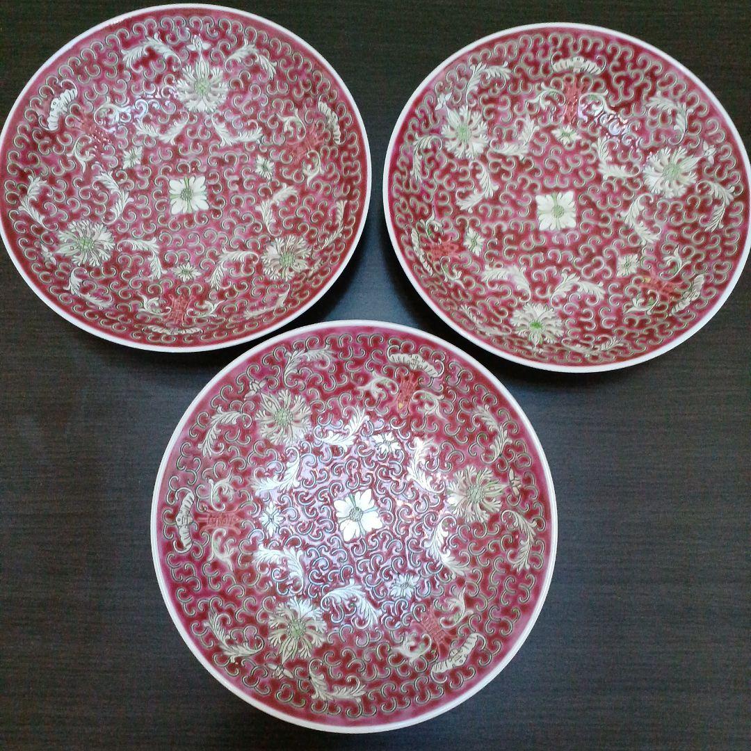 値下げ 景徳鎮 皿 おまけの小さなポット