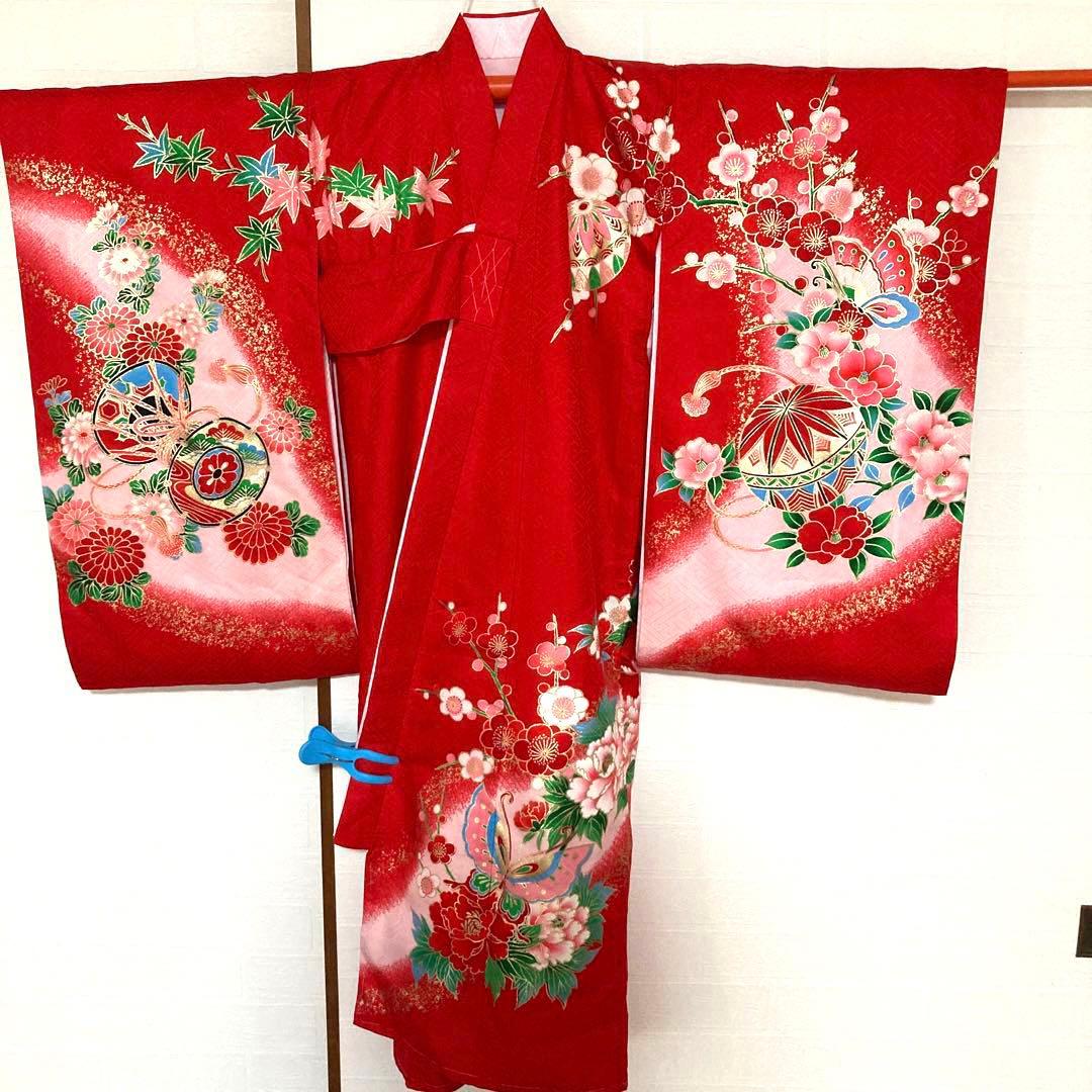 新品 未使用 お宮参り お祝い着 綸子 長襦袢 産着 ひとつ身 アンティーク