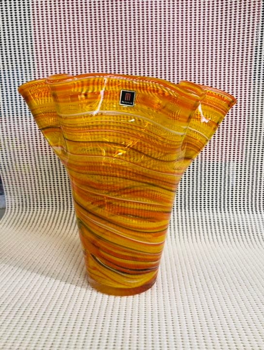 マルティグラス　クリアオレンジマーブル