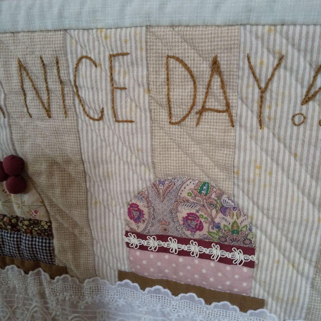 ☆NISHIPOMのケーキ屋さん☆ パッチワークタペストリー(ベットカバー)