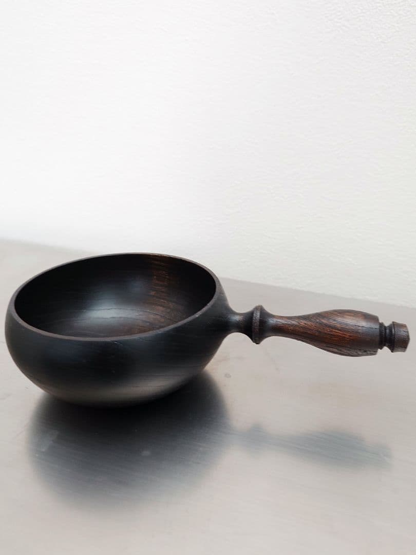 中西健太 木製持ち手付ボウル 黒