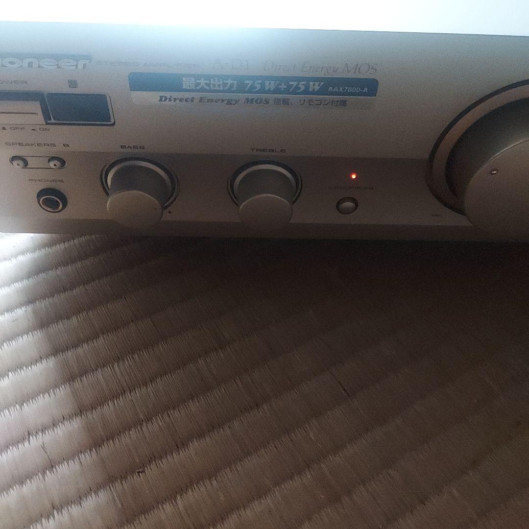 Pioneer A-D1 ステレオアンプ リモコン付き