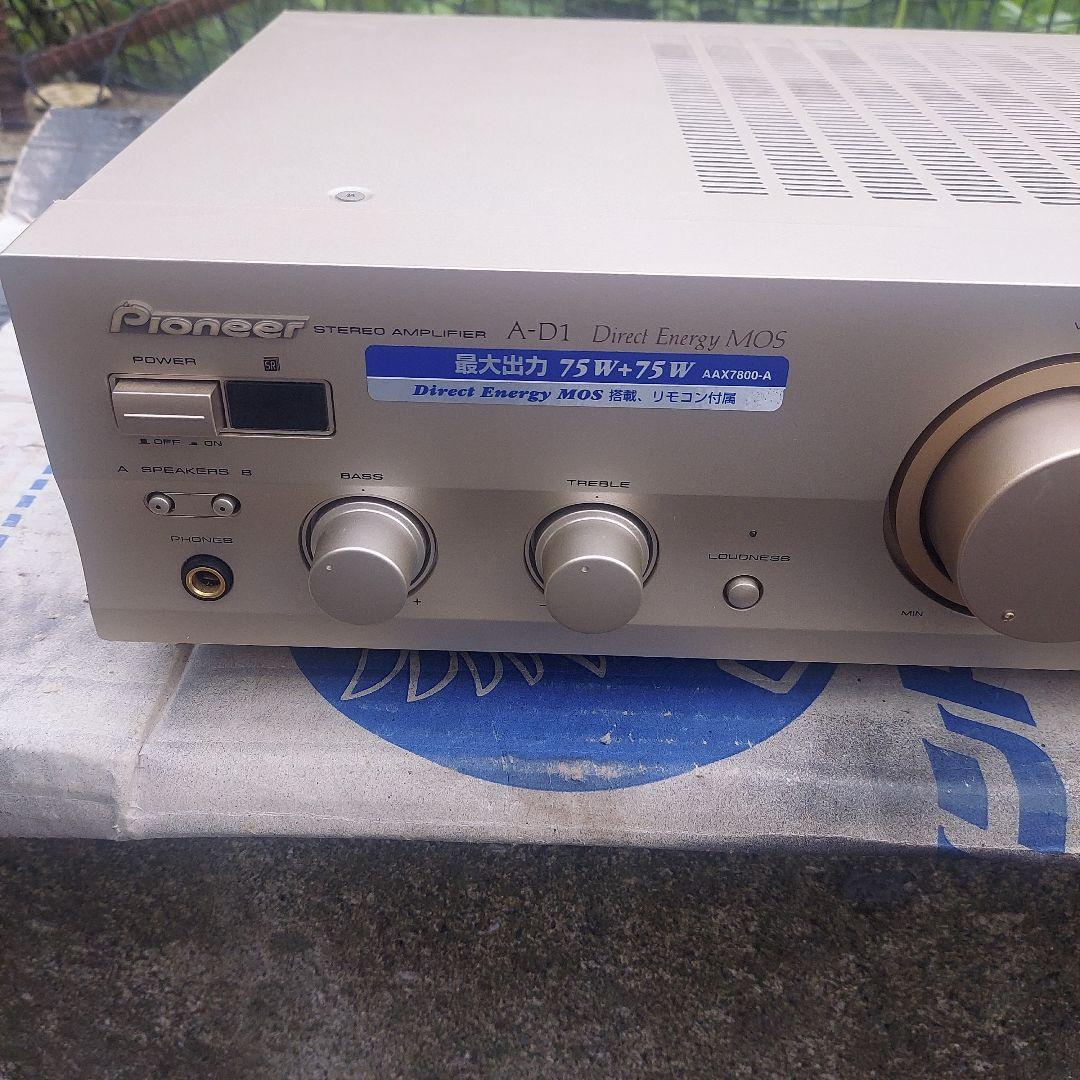 Pioneer A-D1 ステレオアンプ リモコン付き