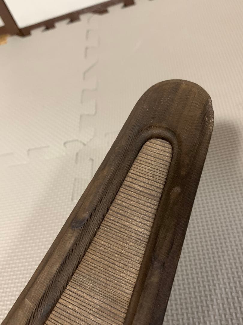 屋久杉 池坊 生花 木製ボート型花器 ダークブラウン