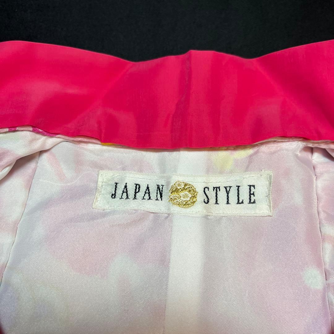 【JAPAN STYLE 3歳　七五三着物・作り帯・長襦袢・小物セット】計8点