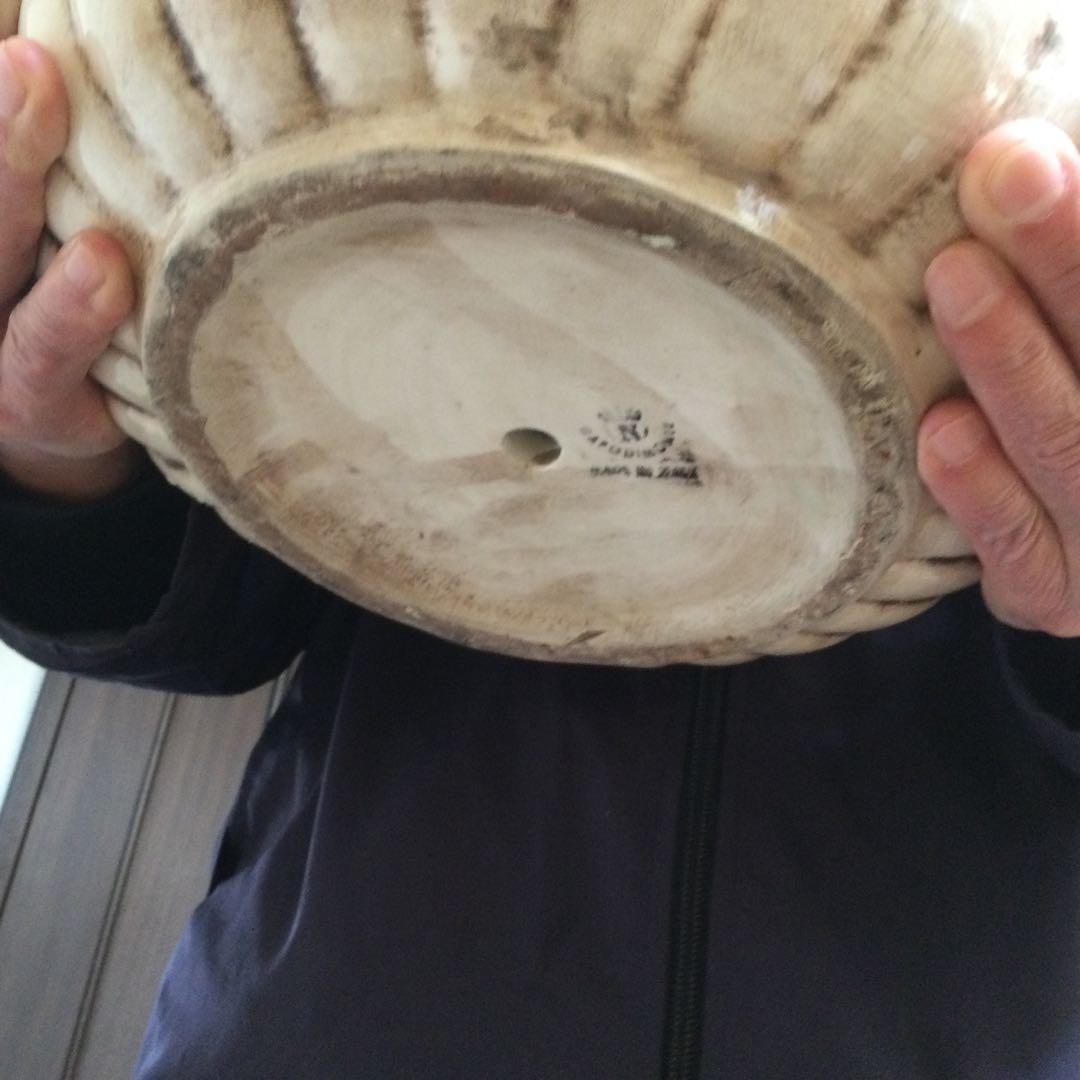 ☆値下げ！陶花イタリア製　カポディモンテ 9.6kg 横幅約43(大きい)豪華