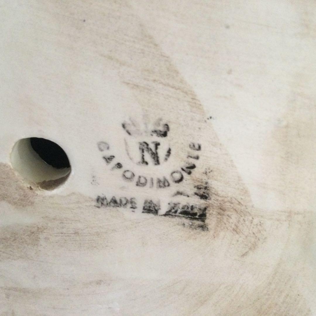 ☆値下げ！陶花イタリア製　カポディモンテ 9.6kg 横幅約43(大きい)豪華