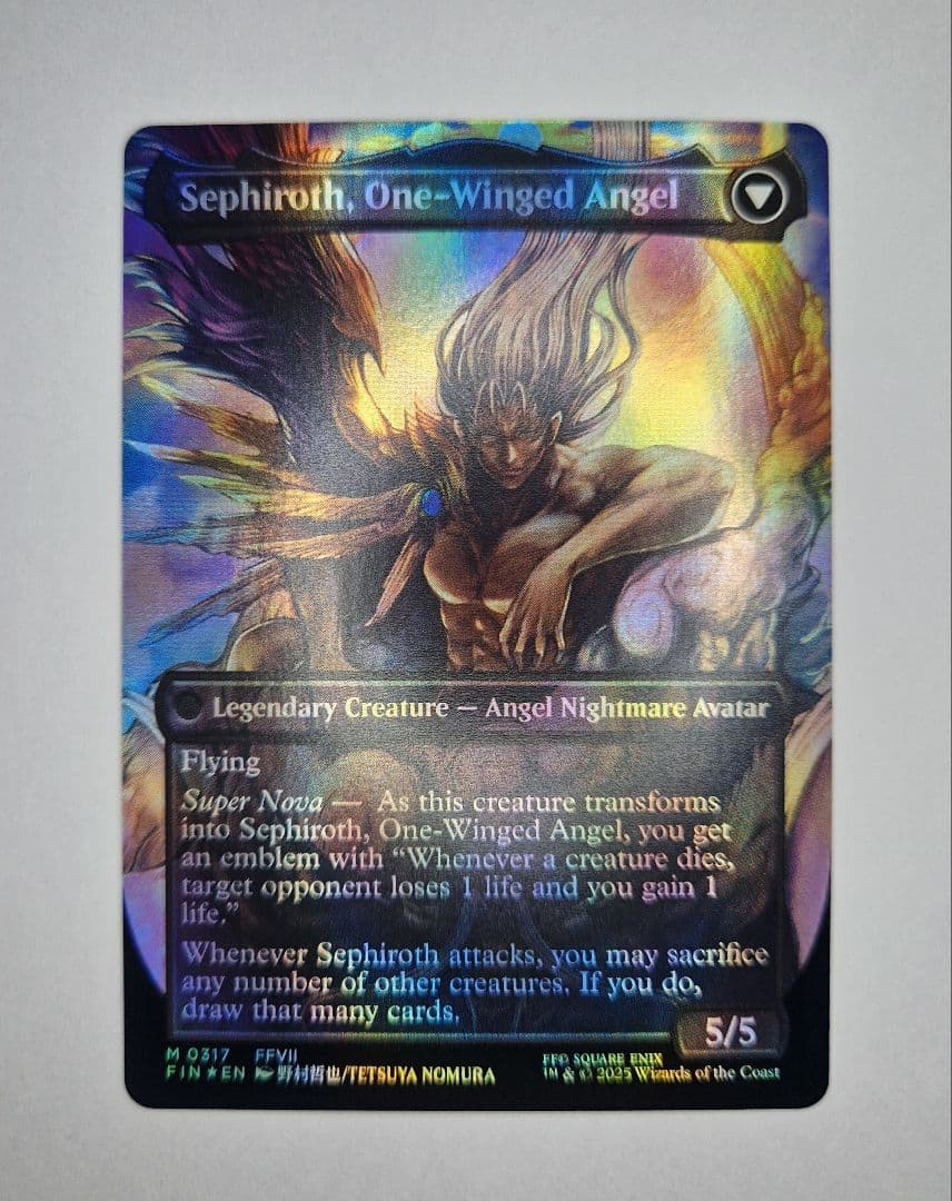 MTG FIN #0317「威名のソルジャー、セフィロス」ボーダーレス Foil