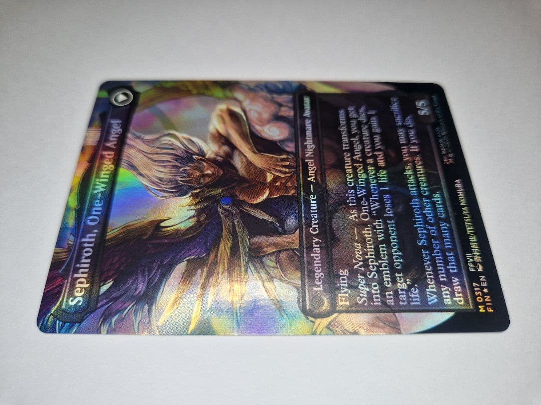 MTG FIN #0317「威名のソルジャー、セフィロス」ボーダーレス Foil