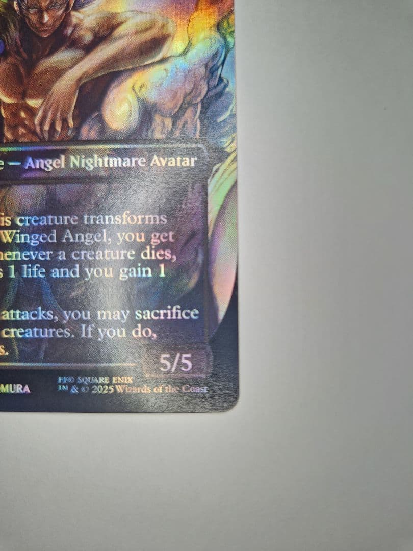 MTG FIN #0317「威名のソルジャー、セフィロス」ボーダーレス Foil