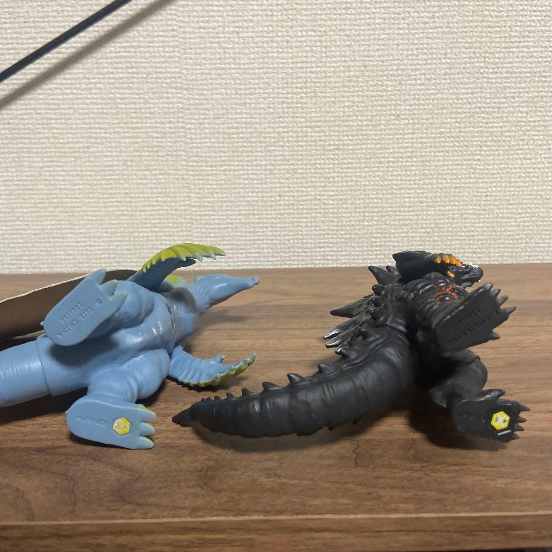 ウルトラヒーローシリーズ・ウルトラ怪獣ソフビ　6個セット(ライブサイン)