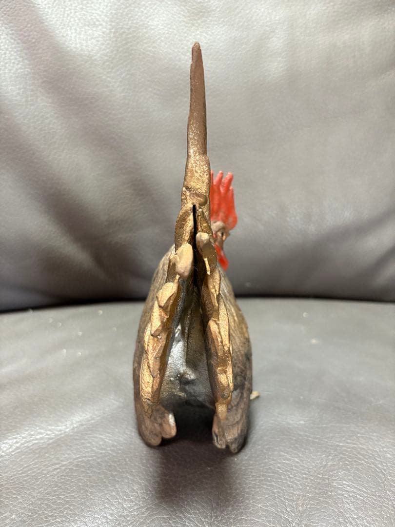 にわとり2羽　オブジェ