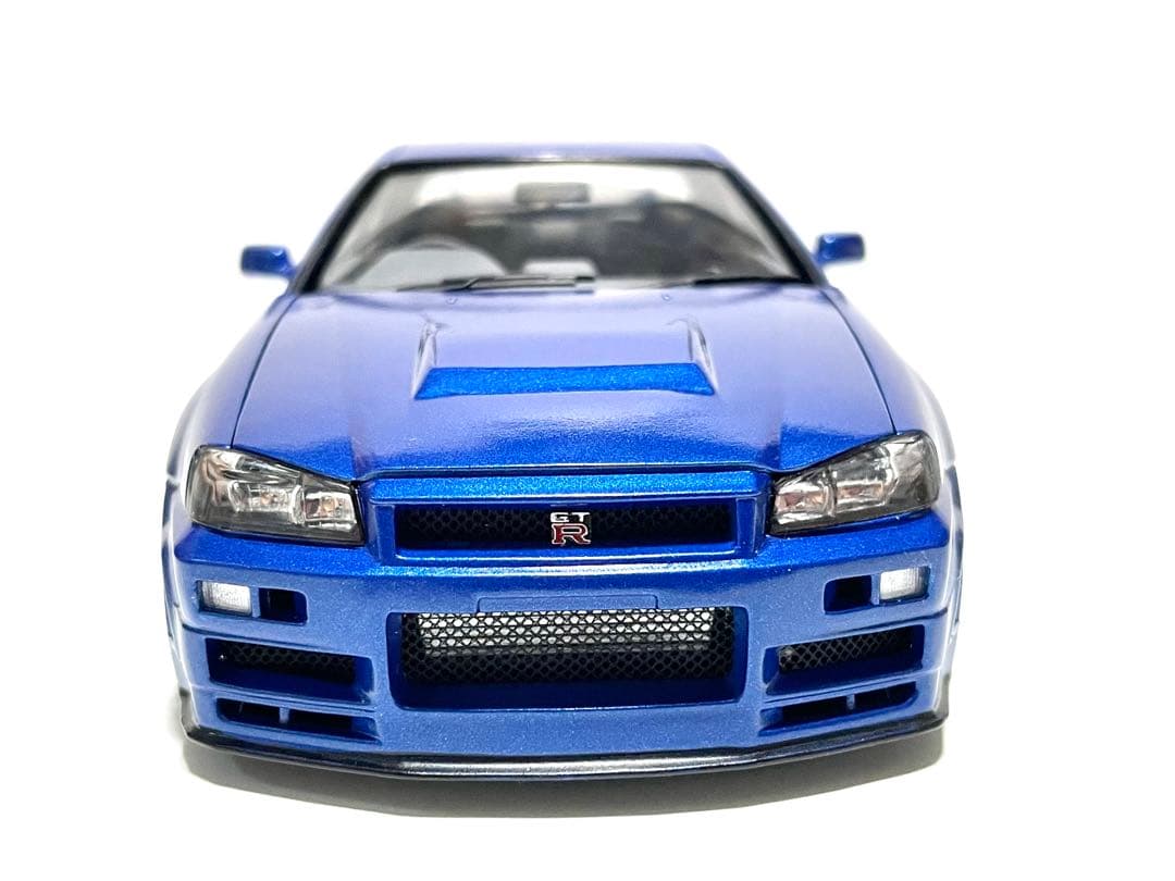 アオシマ1/24⬛︎R34ワイスピ4.2009◼️オコナー仕様レプリカ風⬛︎完成品