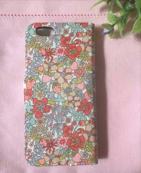 リバティ  iPhoneケース手帳型