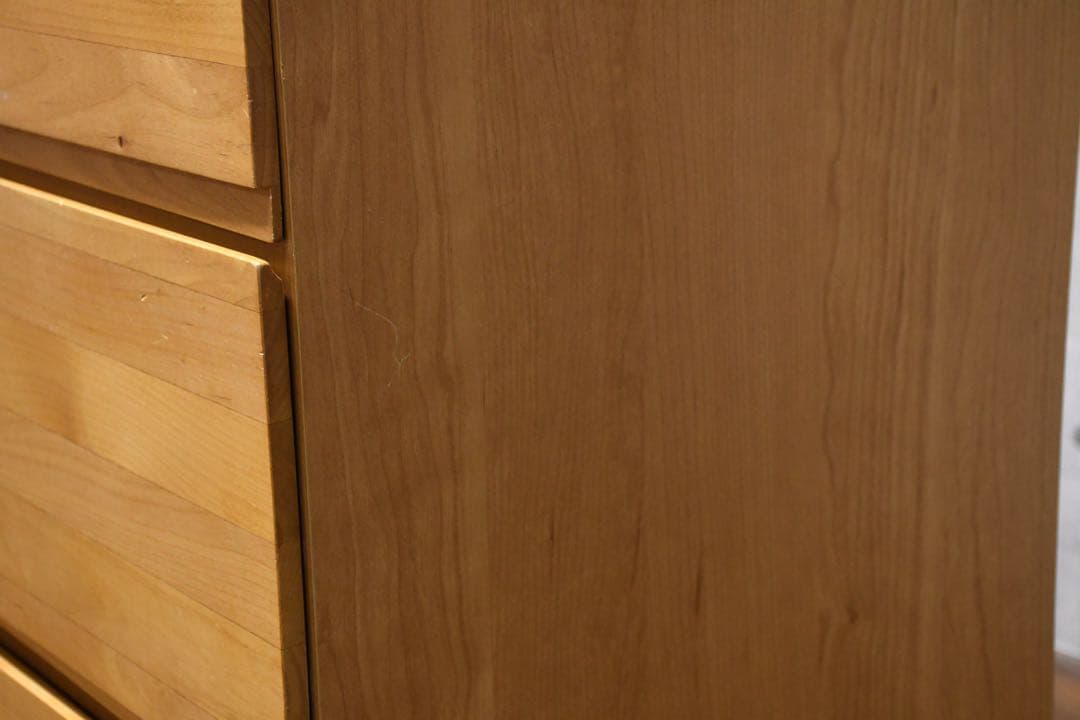 FCC7 今村家具工芸 3ドロワーチェスト アルダー材 ワイドチェスト 大川家具