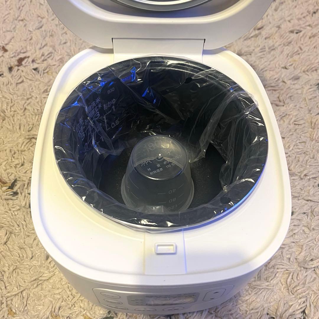 〖 無印良品 〗新品未使用品 炊飯器 3合 MJ-RC3A2