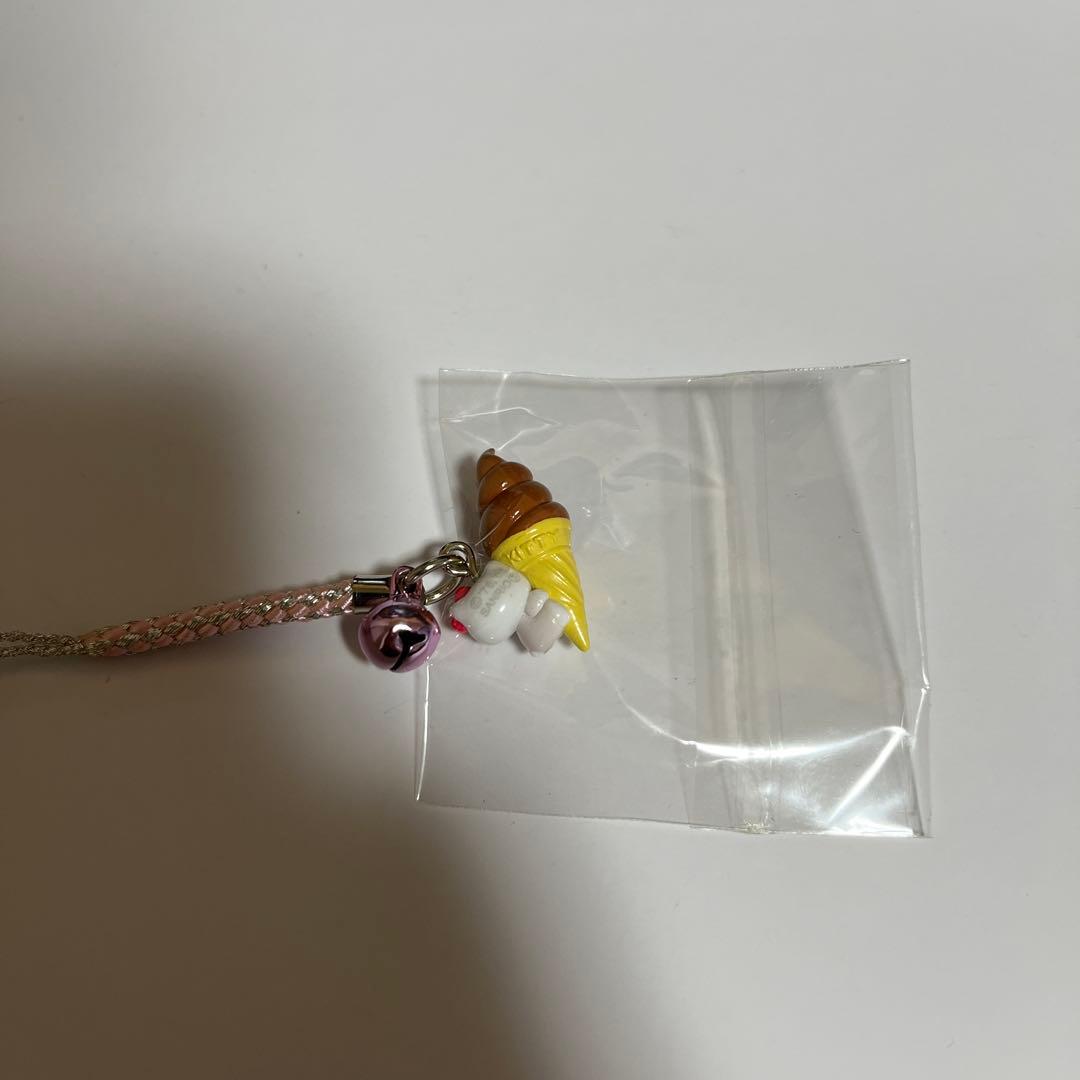 501 ハローキティ チョコソフト ソフトクリーム アイス 根付けストラップ