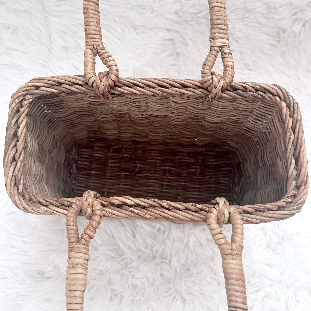 あけび籠　かごバッグ　手編み　天然素材　青森　つる細工