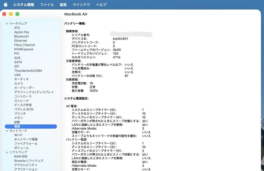 Apple MacBook Air M4 スカイブルー（CTO上位モデル）