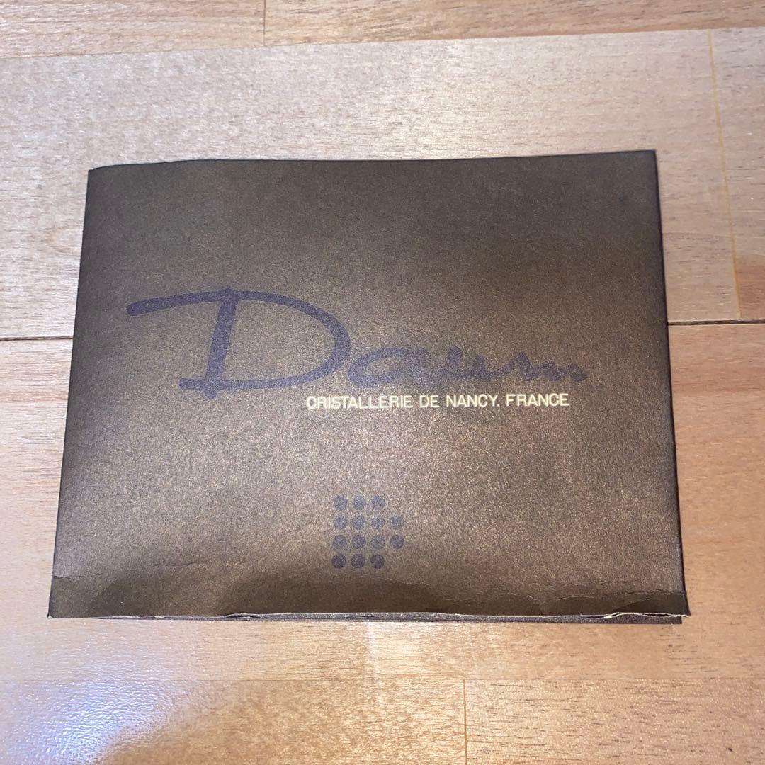 Daum France ドーム クリスタル フラワーベース（花瓶）箱・しおり付