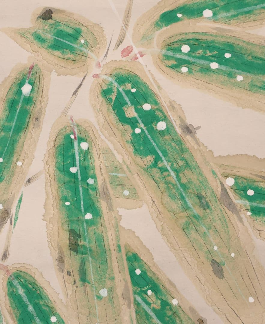 【模写】日本画 西山英雄 鴬に笹図 紙本 掛軸 合箱 彩色 鳥 京都 MB255