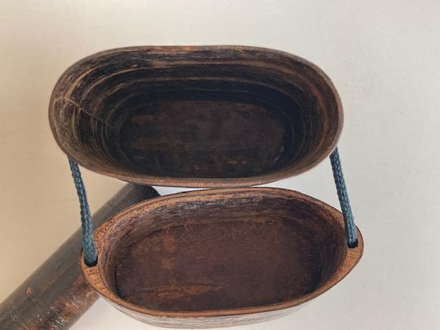 煙管具 キセル 骨董 煙草入 煙管筒 桜皮細工 樺細工 天保型胴乱組 金 王将