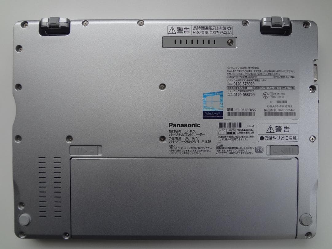 Let's note CF-RZ6 10インチ 高解像度 SSD128(新品)