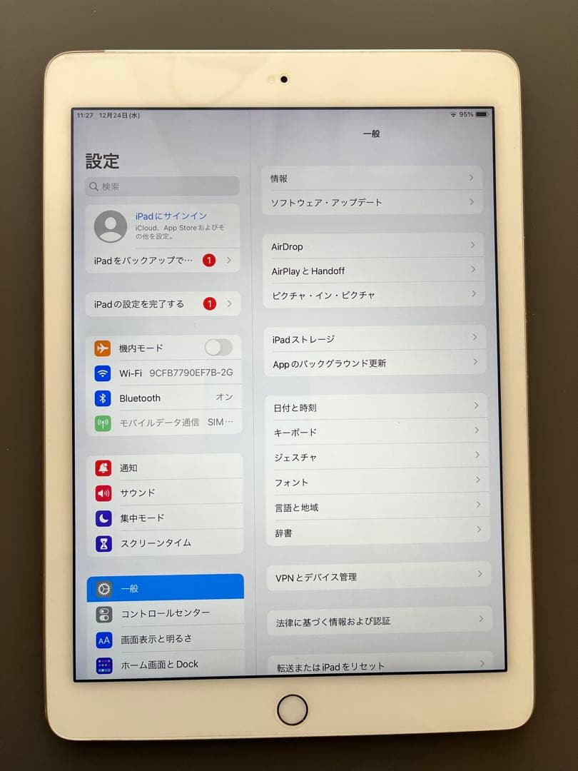 iPad本体 iPad Air2 Wi-Fi Cellular 64GB Gold