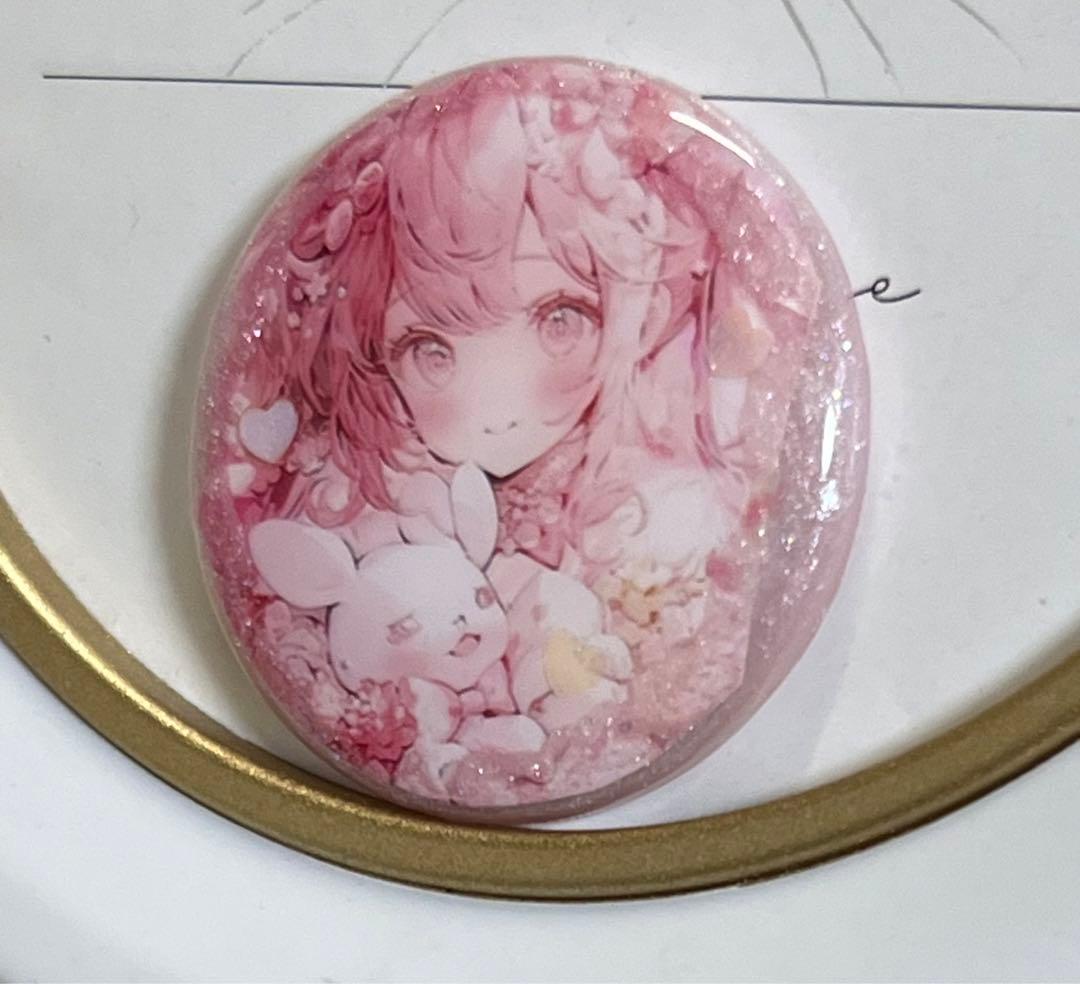 感謝価格(ㅅ´꒳` )うさちゃん  レジンヘアゴム